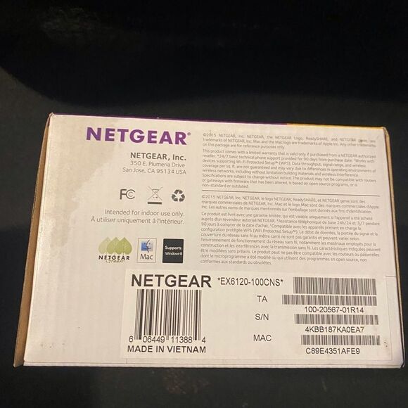 NetGear Wifi AC1200 Range Extender Dual Band New In Box Y - Picture 6 of 6